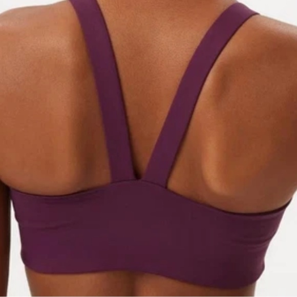 Girlfriend Collective| LouV-Back Bra- Plum - Picture 2 of 7
